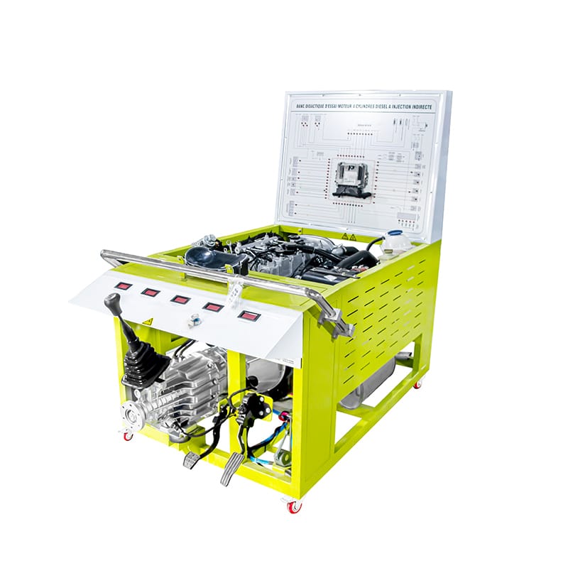 Diesel engine with manual transmission training platform