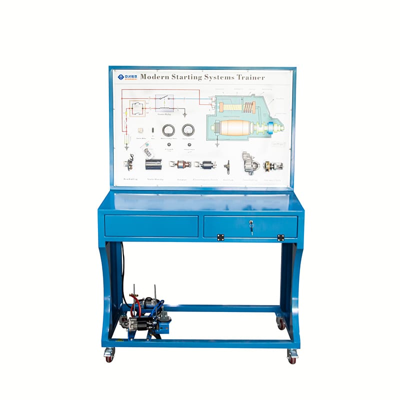 Engine start system teaching board