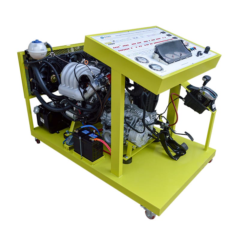 Gasoline engine with manual transmission training platform