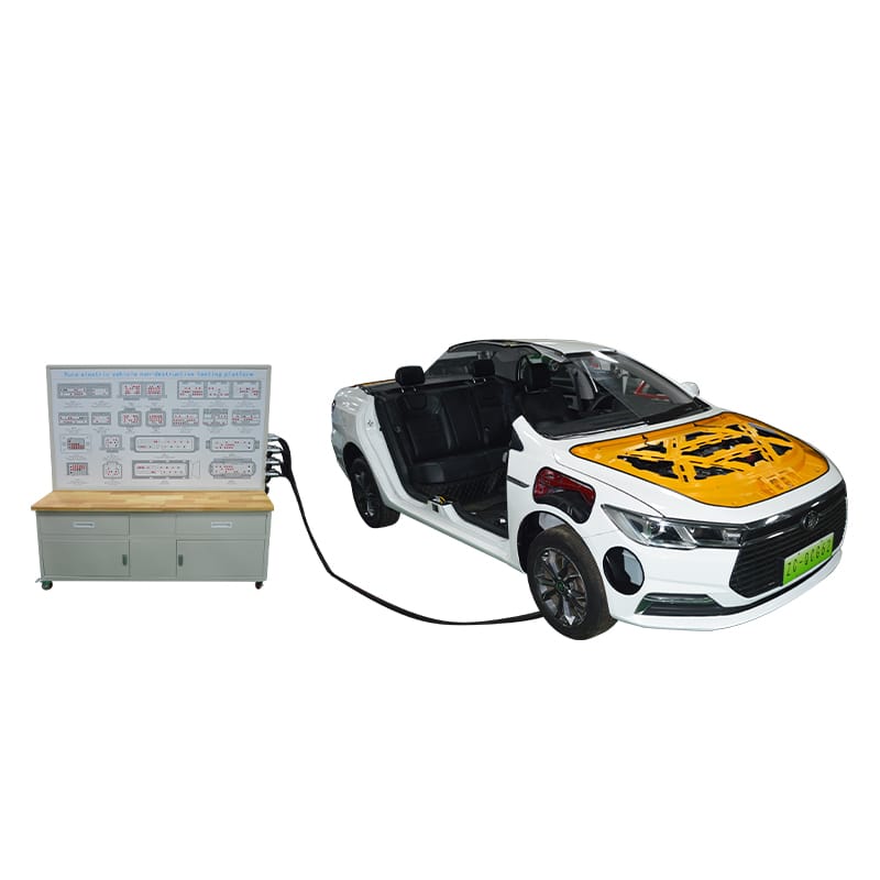 New energy modification teaching vehicle supporting vehicle testing traning system